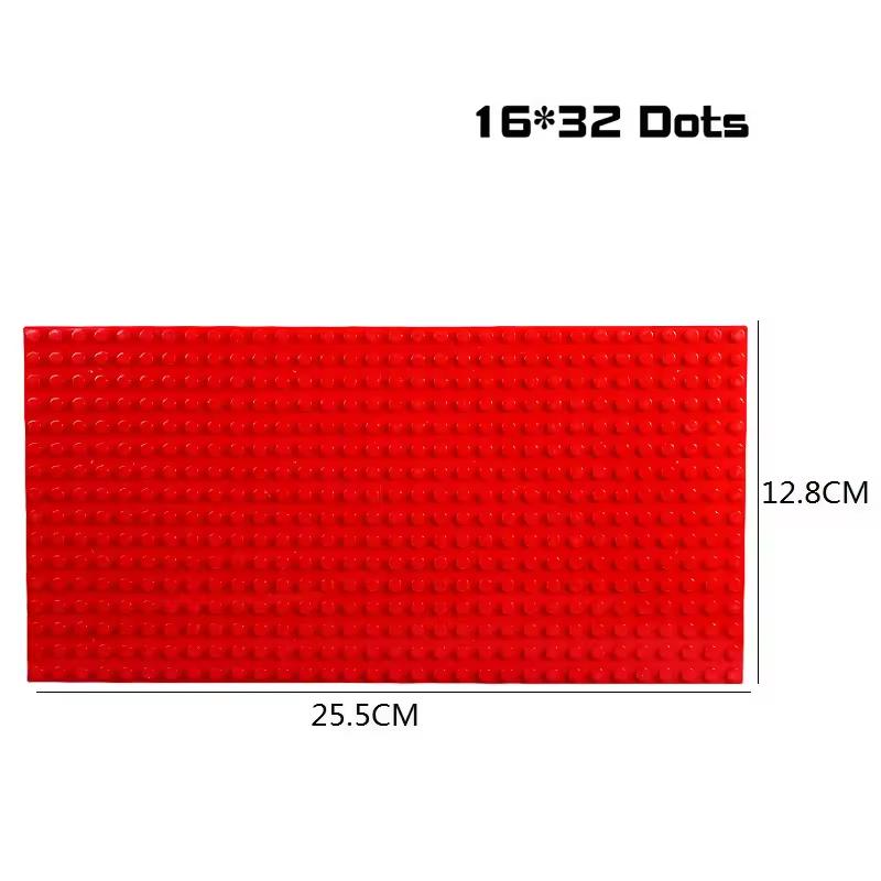 Classic Baseplate 32x32 Dots Building Blocks Bricks Base Plates DIY Plastic Board Building Blocks Baseplates Construction Toys