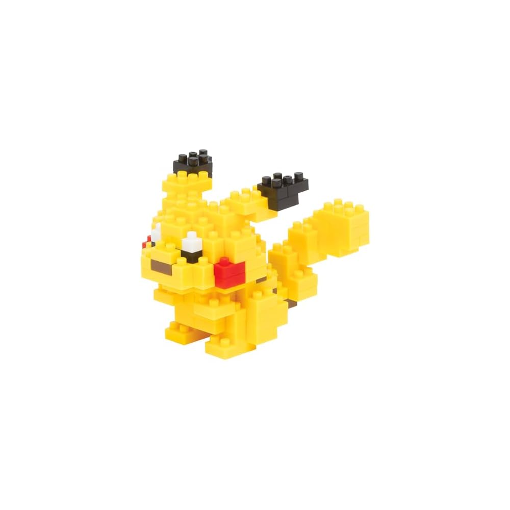 Nanoblock Pocket Monsters Pikachu Building Set 150 Pieces Collectible Toy