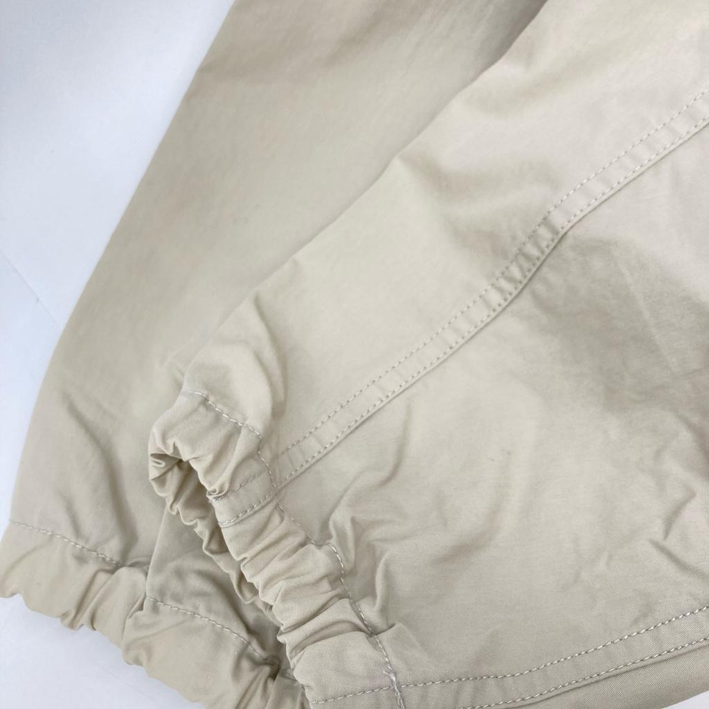 MHL. 596-2110500 Ivory Washed Cotton Nylon Snow Parka Jacket S IvoryUsed