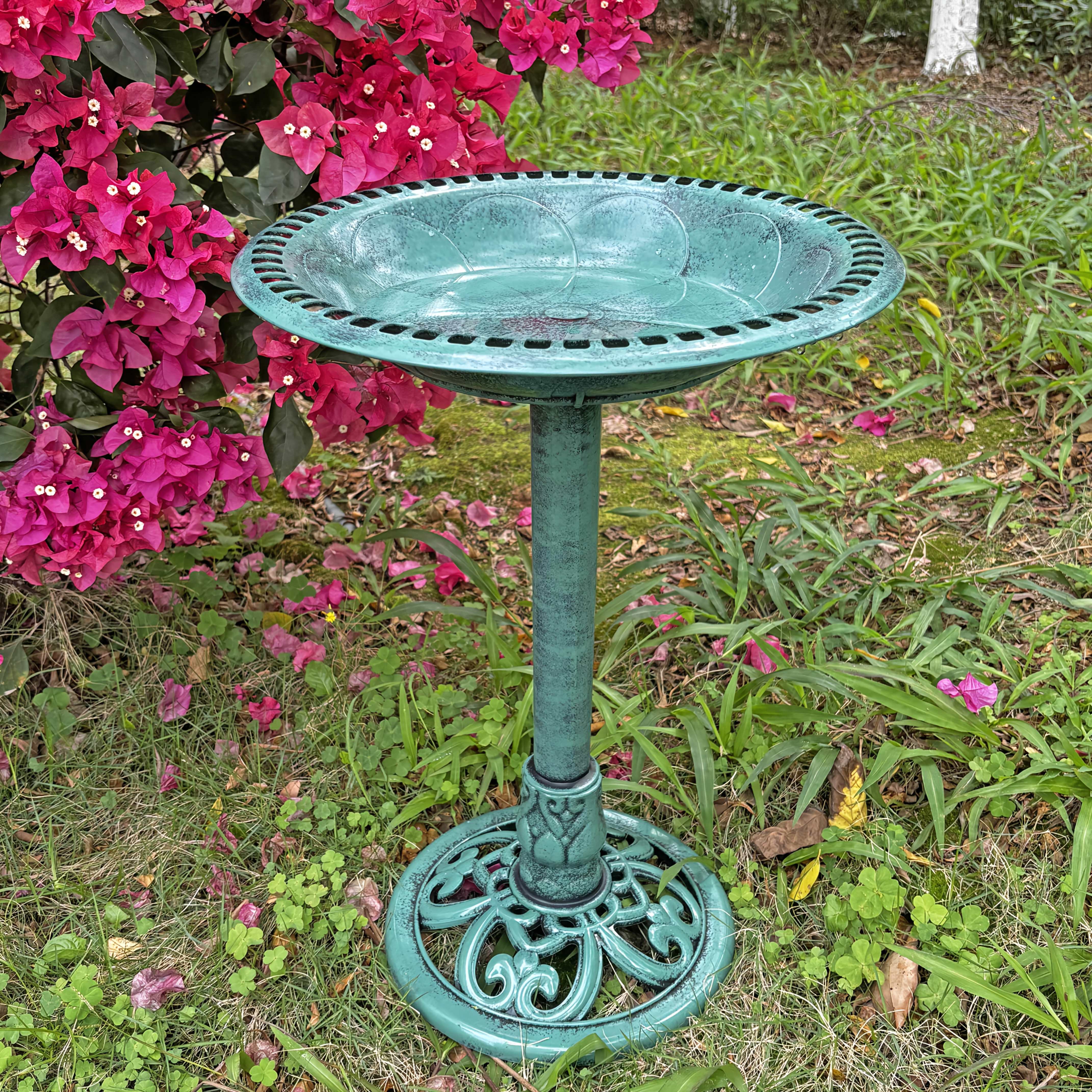 

Восхитительная подставка для садовой поилки для птиц - Привлекательный ПП-материал, уличная станция для кормления птиц для колибри и различных видов зелёный