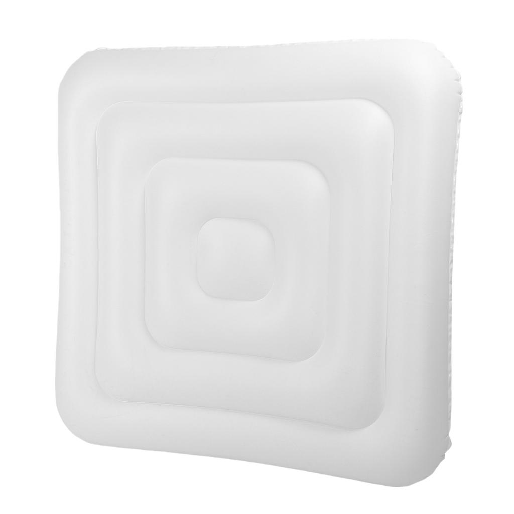 Copertura Gonfiabile per Piscina 130cm Copertura per Piscina Spa Esterna Antipolvere PVC Quadrata Protezione per Piscina