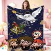 Harry Potter Magical World Printed Flannel Blanket Soft Warm Fleece Blanket For Living Room Office Nap Home Decor Great Holiday Gift