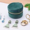 Mini Jewelry Case Dustproof Earrings Rings Bag Creative Velvet Jewelry Box  Women