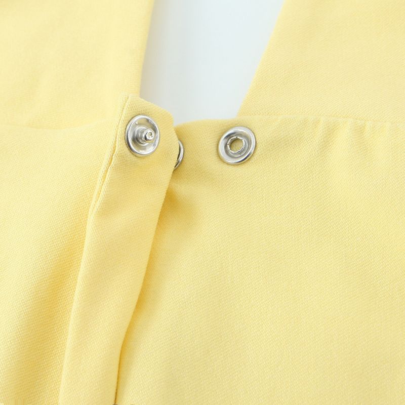 Kaslead New Arrival Women's Clothing Fashion Style Fashion Minimalist Stretch Hanging Collar Tops 0085339