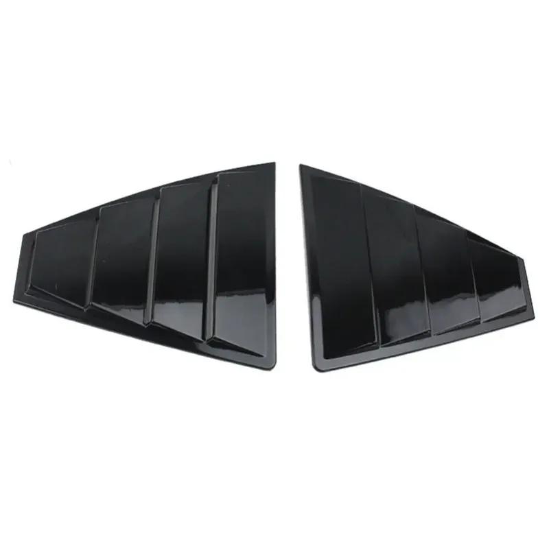 For Hyundai Elantra 2017- ABS Plastic Rear Window Quarter Louver Scoop Cover Side Vent Trim Car Adhesive Accessories
