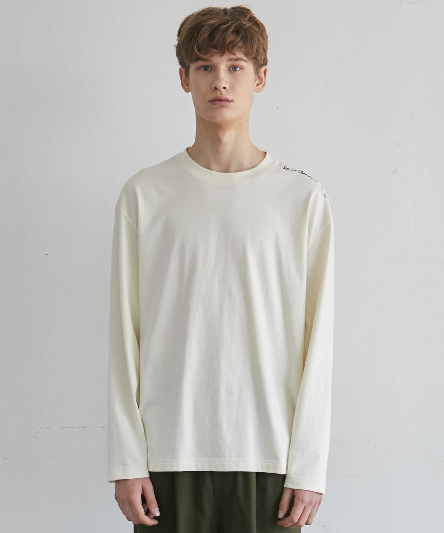 Street Standard C-Graffiti L/Slv T-Shirts Cream L
