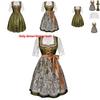 Bavarian Beer Festival Dress For Women With Polyester Fabric Halloween Costume For Stage Performance