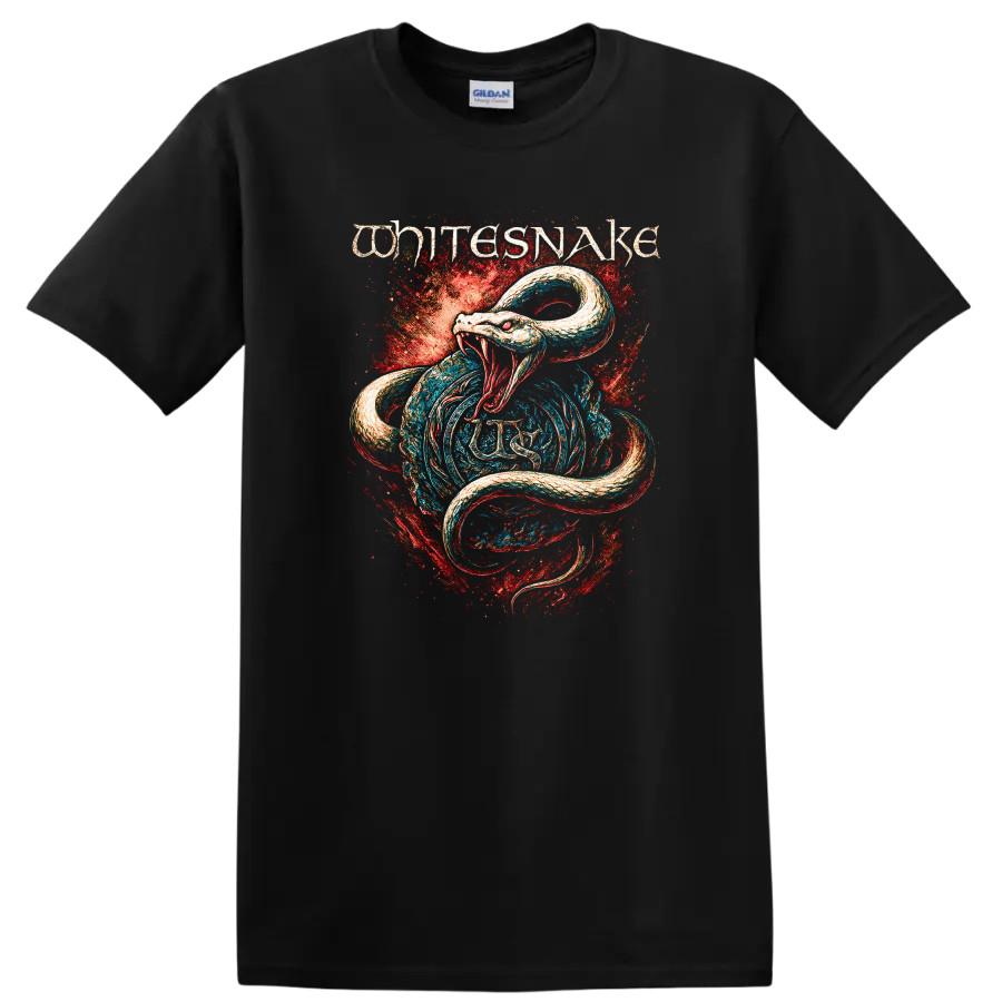 Snake Graphic Retro Rock T Shirt Vintage Heavy Metal Album Cover Tee