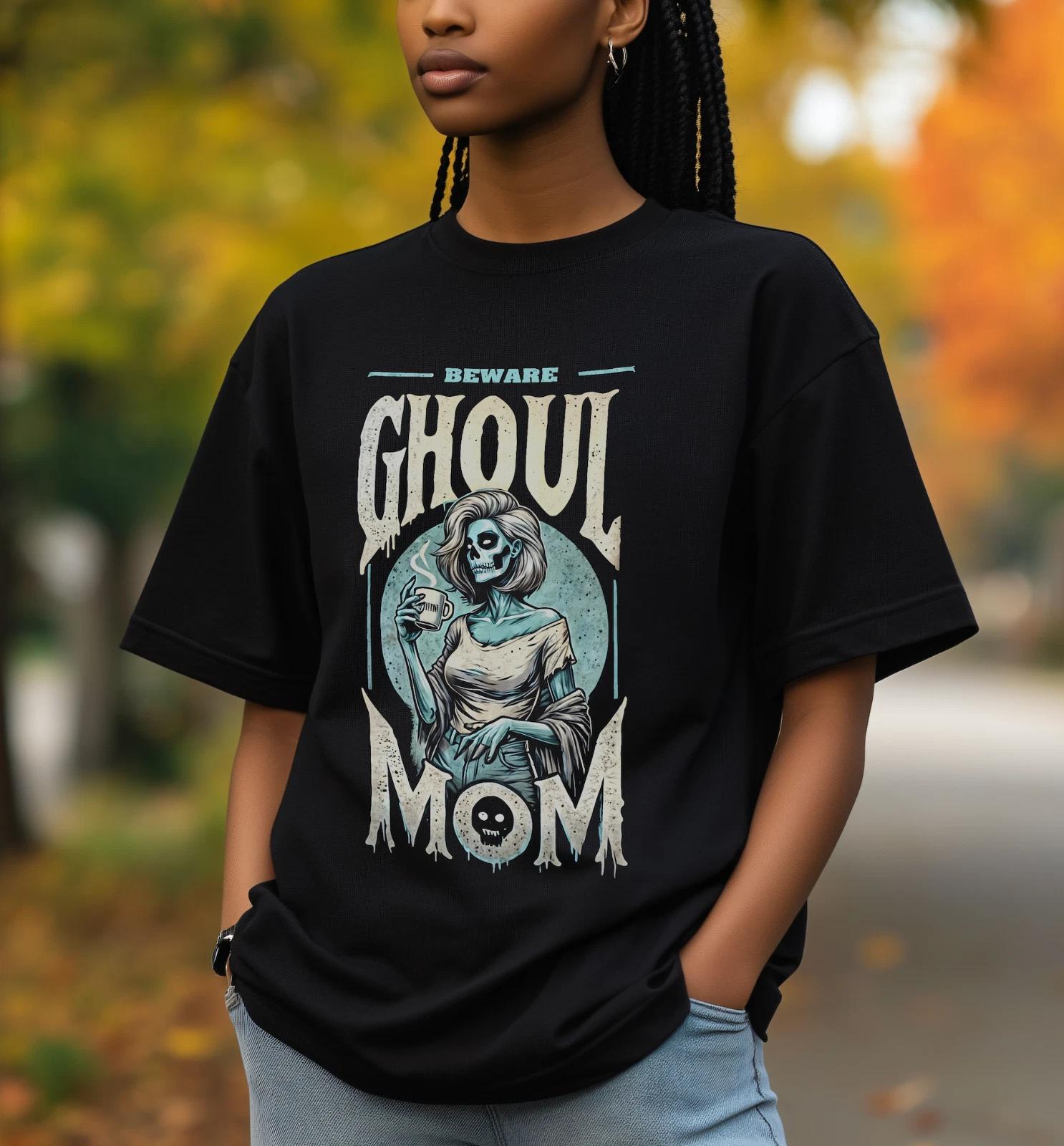 

Ghoul Mom T shirt, Skeleton Mom Halloween Tee, Spooky Chic Clothing Vintage Style M