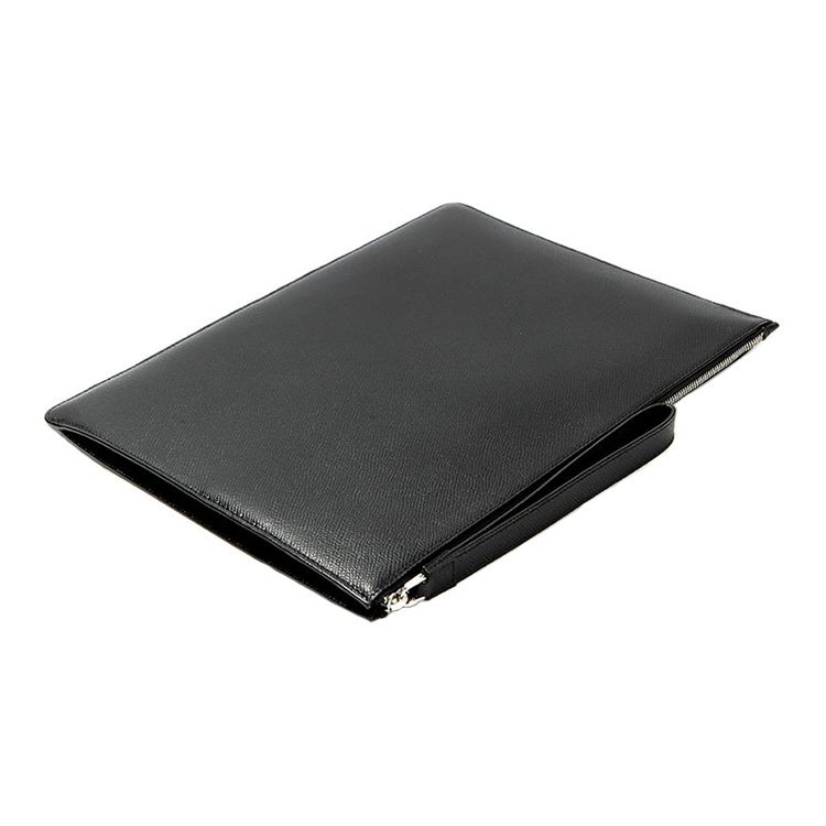 Bally Red And White Striped Minimalist Business Casual Logo Commuter Leather Wallet Clutch Regular Men Wallets Black 6232052