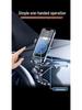 Alloy Clip Dashboard Phone Mount - Anti-Shake Car Bracket for Navigation