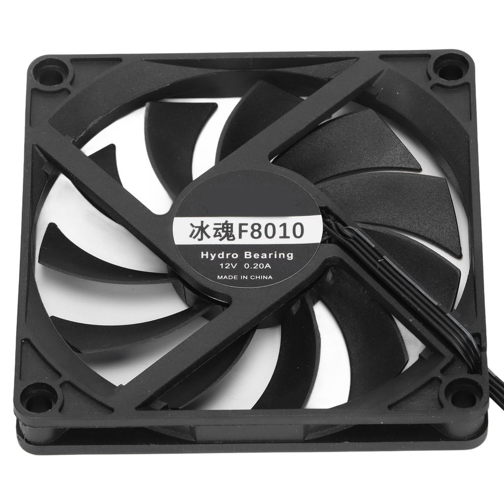 Cooling Fan Ultra Thin 4 PIN PWM Intelligent Speed Regulation Chassis Fan with Screw Bag for Computer Chassis