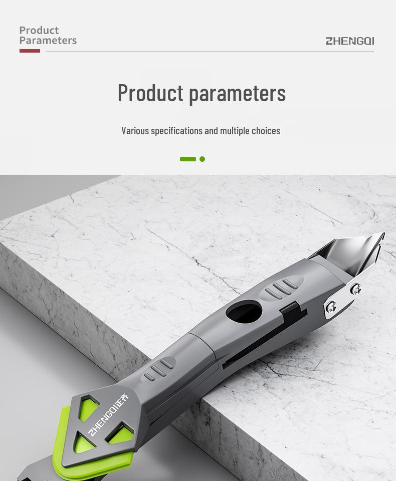 Multifunctional Caulk and Glue Scraper Spatula for Seam Filling and Cleaning
