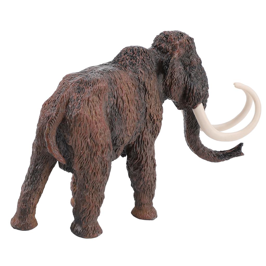 Woolly Mammoth Figurine Simulated Large Elephant Statue Ancient Animal Model Toy for Kids