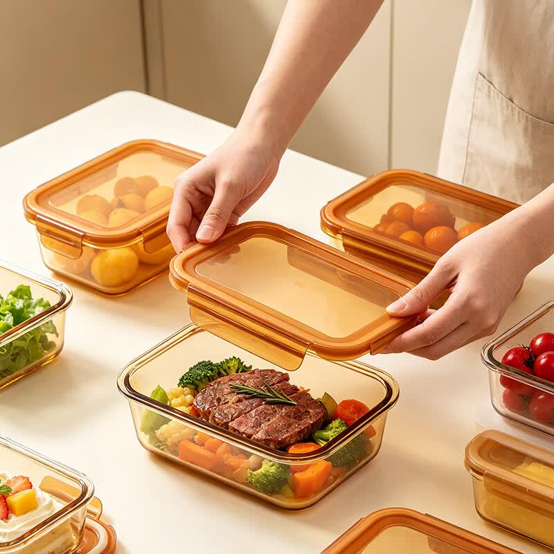 Amber River Rectangular Food Storage Container Set