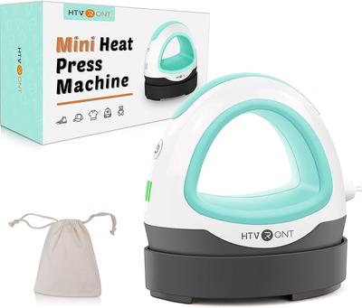 HTVRONT Mini Prasa Termotransferowa 110v Arkusz do Nadruku Prasa Termotransferowa Może być przenoszona na różne przedmioty, takie jak body Maszyna, Naprasowanka