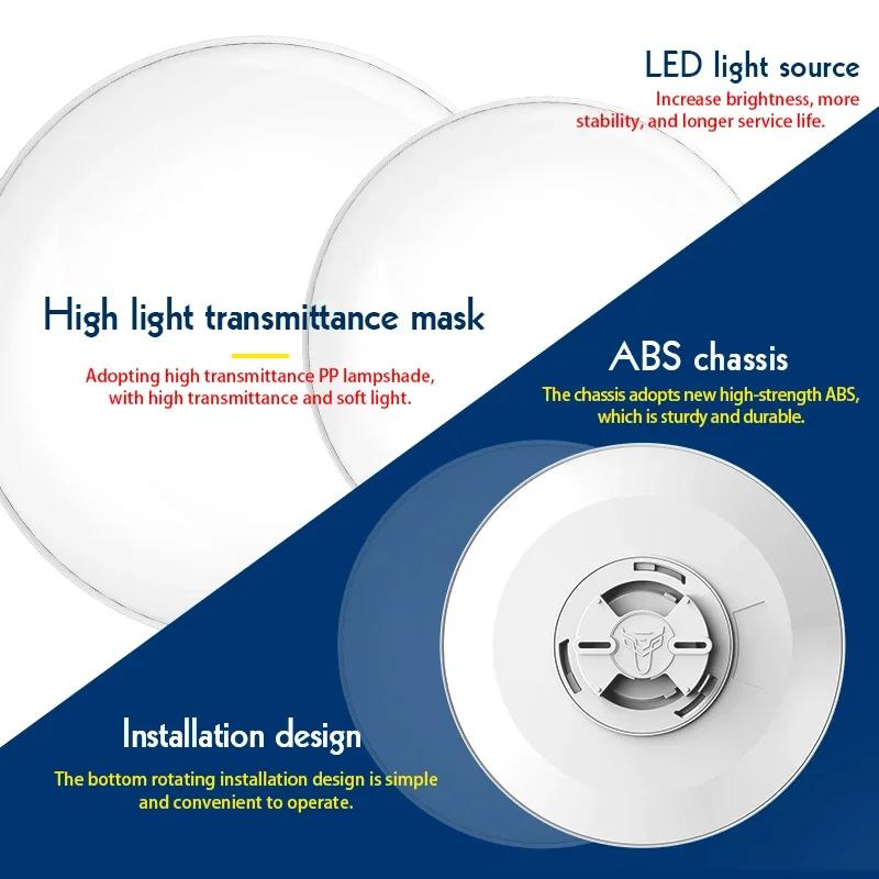 LED Ceiling Lights 220V Ultrathin Led Lamps 3-Color CCT Panel Light for Bedroom Kitchen Lighting Round Ceiling Lamp Living Room