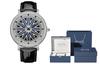 BEXEI Possession Collection Tower Apex Quartz Movement Genuine Leather Strap Watch Unisex Silver Dial 8801TJ