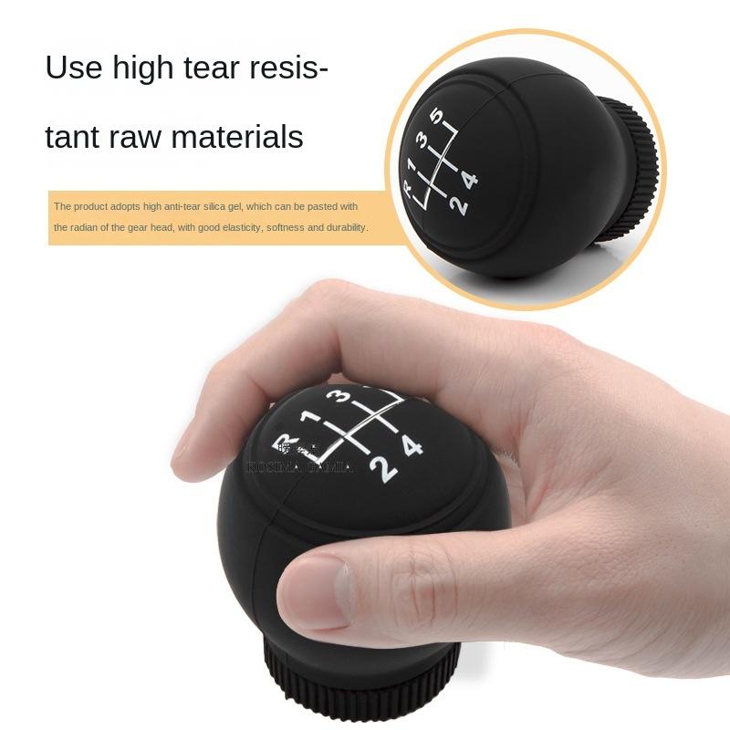 Pomello del Cambio Auto Universale Copertura in Silicone Custodia Protettiva Asta del Cambio Antipolvere Impermeabile Maniglia Leva Rivestimento Antiscivolo Leva del Cambio Manuale