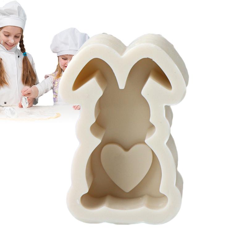 Easter Rabbit Candle Mold Soap Mold For Candle Making Resin Art Making Chocolate Candy Mold Soft Crafts For Aromatherapy Candle