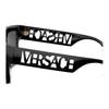 Versace Casual Fashion Side Letter Frame Irregular Shape Sunglasses Men sunglasses Black VE4430UGB181