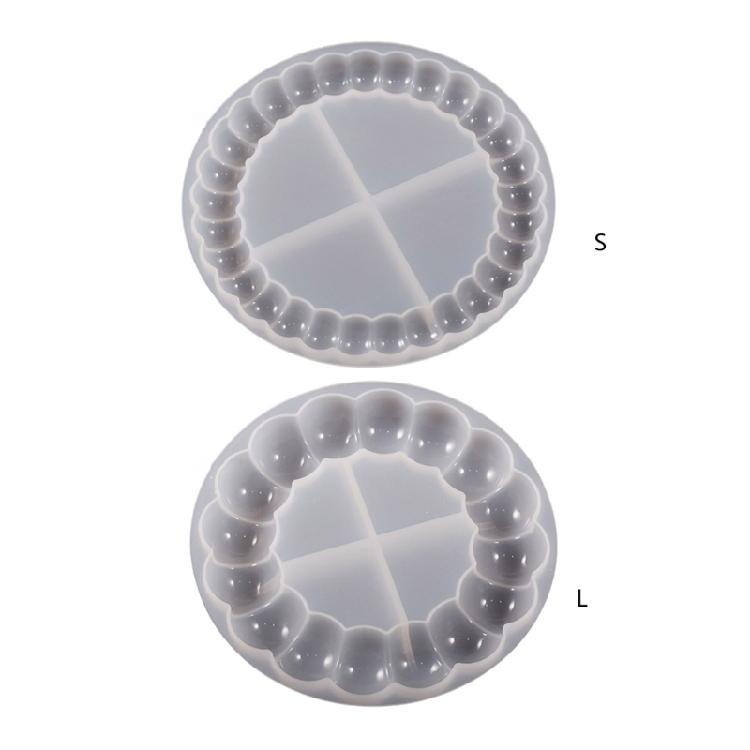 Coaster Molds for Epoxy Resin,Bubble Coaster Mould for Resin Casting Molds for Cup Mat,Candle Holder,Home Decoration