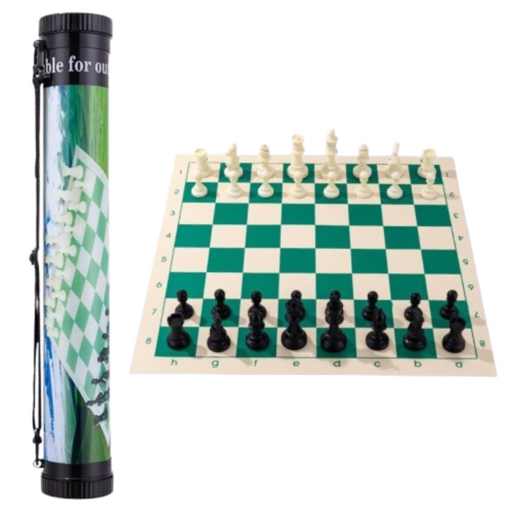 Resin Tournament Chess Board Games 36/42/51cm Chessboard Travel Chess Pieces Set  Desktop