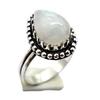 Moonstone Ethnic Handmade Ring Jewelry US Size-7.25 R 5669