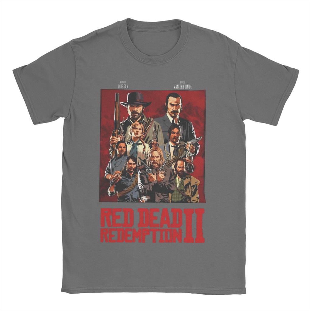 Red Dead Redemptions 2 Cotton T Shirt for Couple Summer Hip Hop Classic New T Shirts Breathable Harajuku Tees Oversized Tops