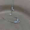 Butterfly Fritillar Necklace Summer Luxury Niche Design Clavicle Chain Women's Simple and Fresh Style