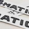 3D ABS Car Letters 4MATIC 4 MATIC Badge Sticker Rear Trunk Badge Emblem For Mercedes Benz C E G S GLC GLS Class AMG Accessories