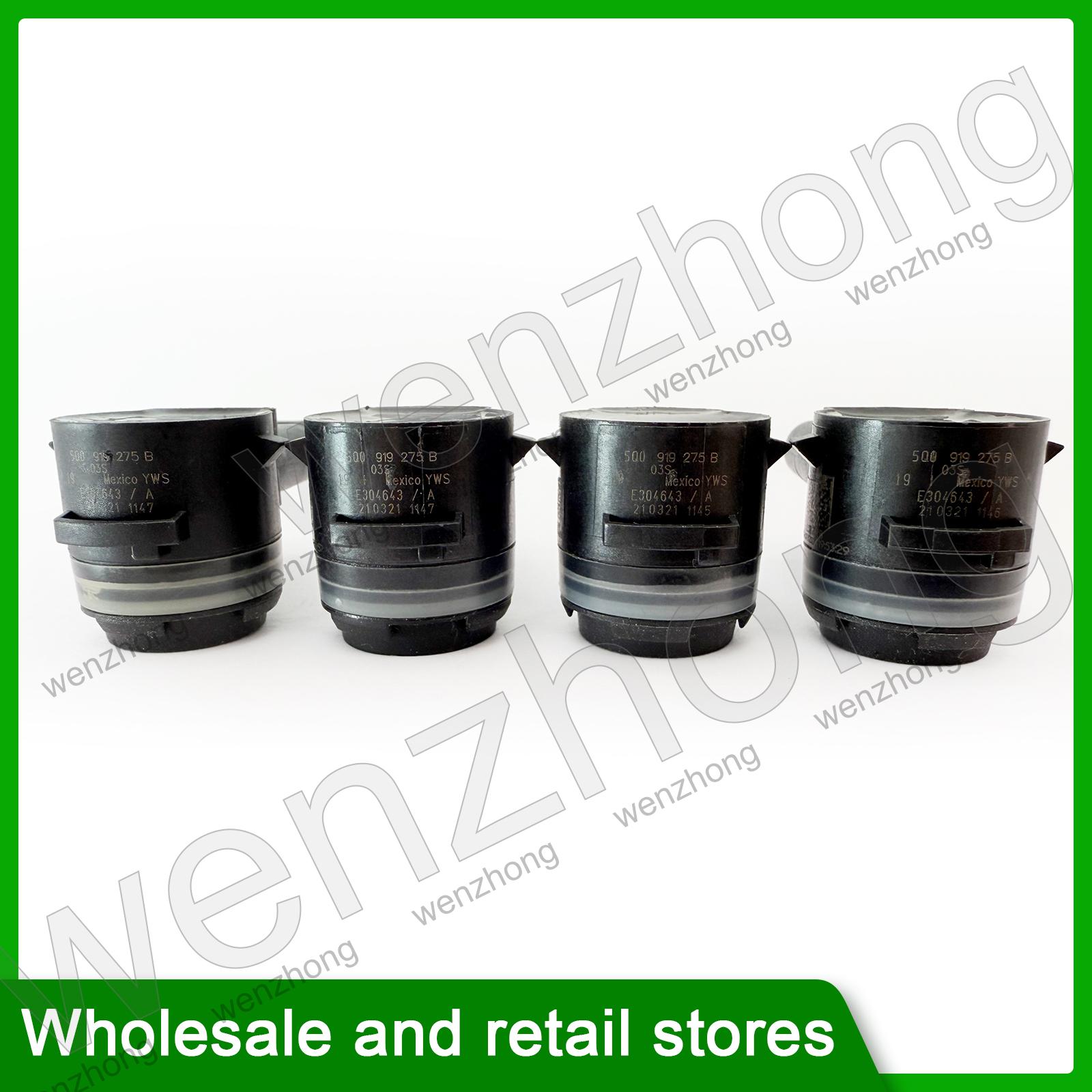 4PCS 5Q0919275B 5Q0 919 275 B PDC Reversing Radar Sensor For A3 A4 A5 A6 A7 A8 E-TRON Q3 Q5 Q7 Q8 4PCS