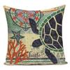 Fashion Nordic Style Marine Biology Conch Crab Octopus Cushion Cover Sea Whale Home Pillow Case Custom Pillows Covers