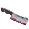 11.8 Inch Halloween Trick Prank Prop Plastic Realistic Looking Fake Cutter Toy Bloody Cutter Scary Halloween Costume Accessories
