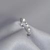 Elegant High-End S925 Sterling Silver Heart Ring for Women - Niche Cold Style Design