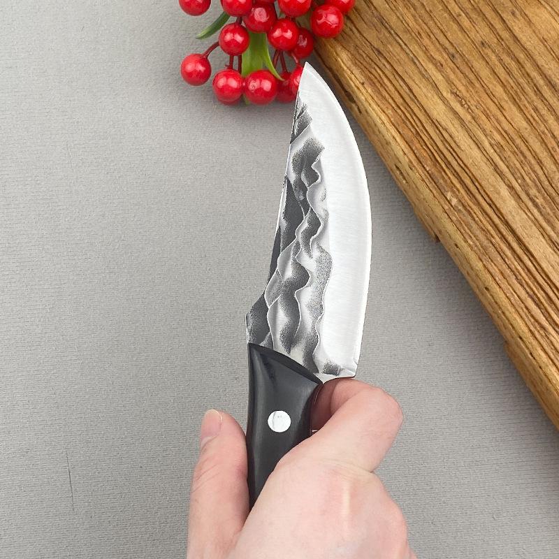 Ruční kování Sekáček na maso Krájecí nůž Kuchyňský kuchař Nože Vykosťovací nůž Kráječ zeleniny