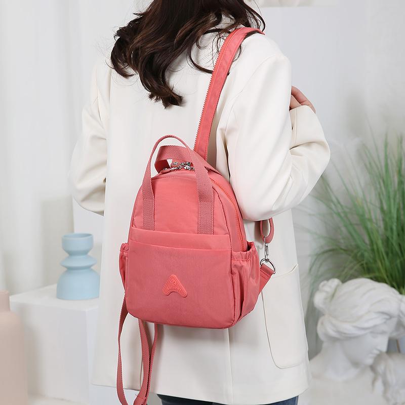 Backpack Nylon Women's Bag Multifunctional Shoulder Crossbody Bag Travel Chest Bag