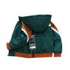 Boys' 2025 Spring Hooded Jacket: Fashionable and Stylish Windbreaker for Middle and Big Kids