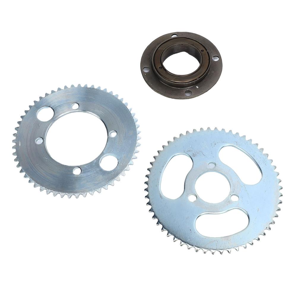 Bike Sprocket Freewheel Set High Toughness Steel 4 Hole and 3 Hole Wheel Sprockets and Toothless Speed Freewheel