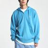 MLB Basic Medium Logo Hood Zip Up Sweatshirt Unisex Blue 3ATRB0144-07BLL