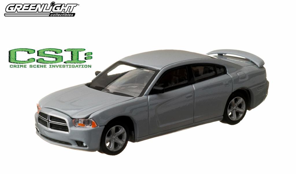 2011 DODGE CHARGER from the television show CRIME SCENE INVESTIGATION Greenlight Collectibles Scale CSI 164