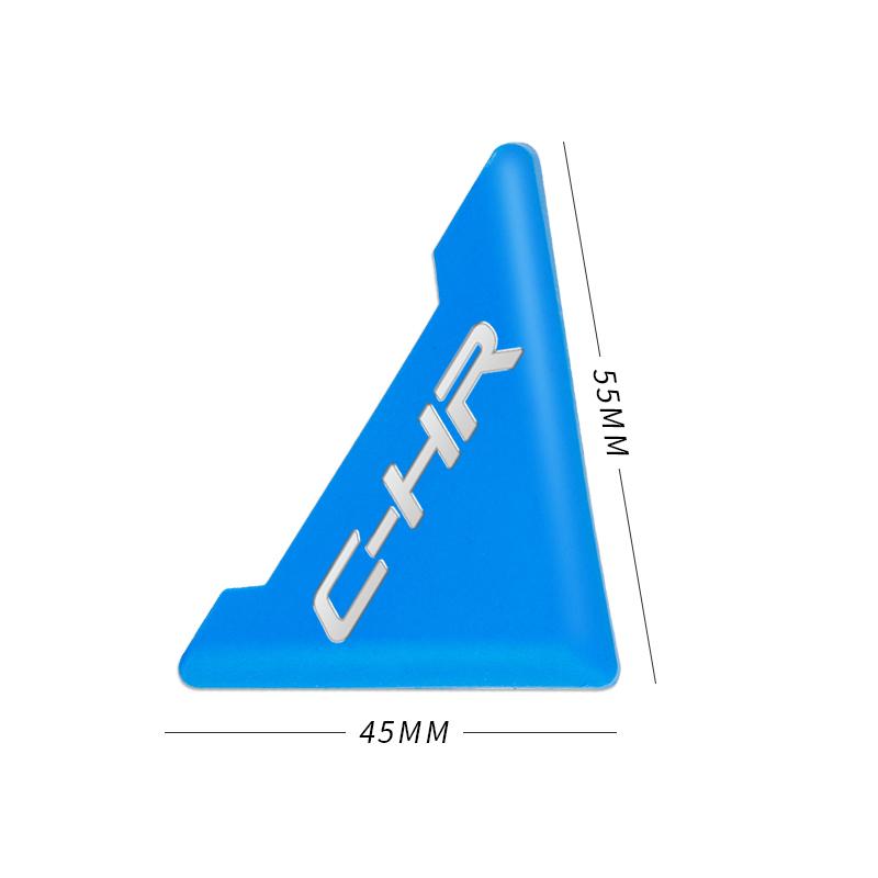 AUQ3 2PCS Silicone Car Door Corner Cover Bumper Anti-Scratch Protector for Toyota CHR C-HR Accessories Car Styling