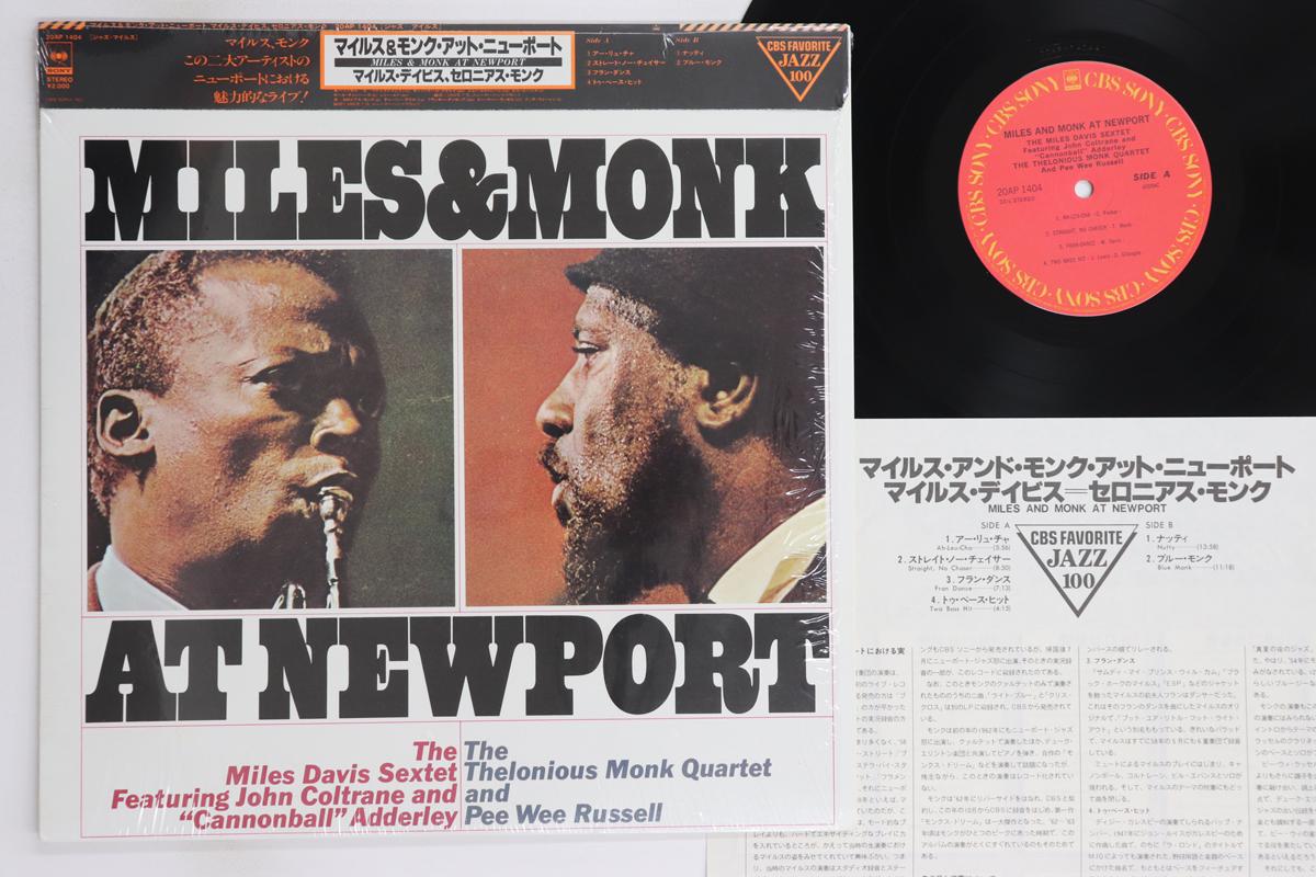 

LP Record MILES DAVIS SEXTET - Miles & Monk At Newport 20AP1404 CBS SONY 1979 Japan Obi Jazz Used