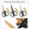 Stainless Steel Mini Handmade Scissors Plastic Handle Sewing Fabric Cutter For Home Office Multifunctional Scissor