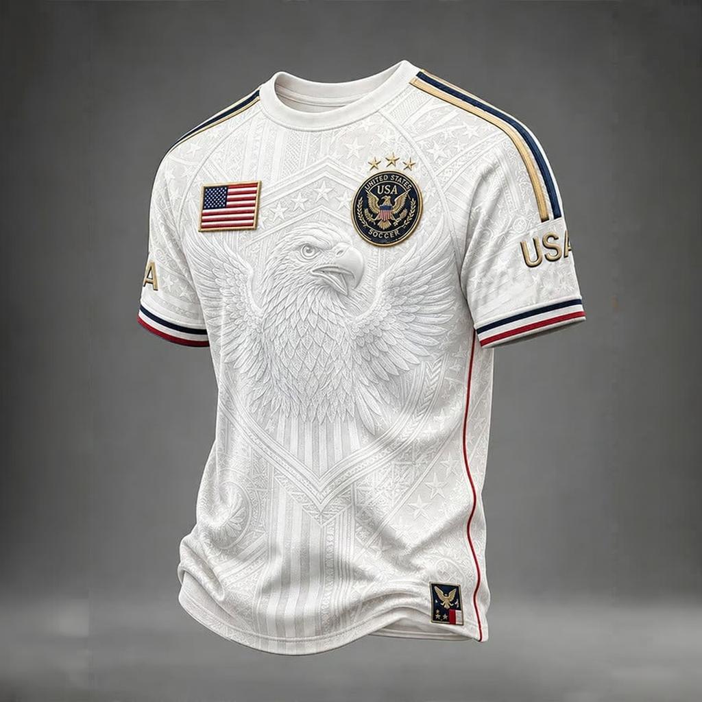 Men's V-Neck Short Sleeve Breathable T-Shirt with Sports Graphic Print for Casual Wear