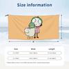 Sarah e Duck si divertono Telo da Spiaggia Morbido Microfibra Asciugatura Rapida Assorbente Asciugamani Veloci Per Nuotare