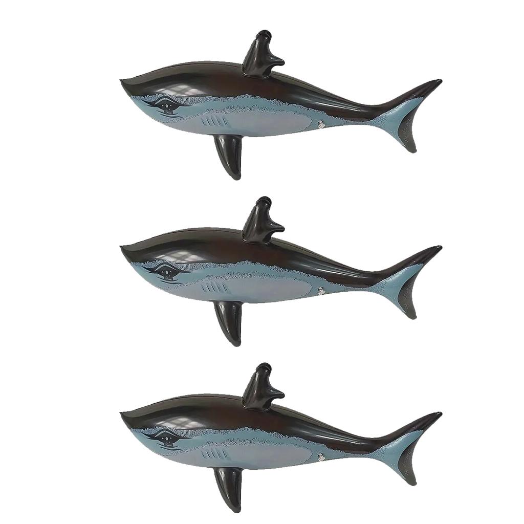 Inflatable Shark Float Beach Pool Party Swimming Water Game Fun Sports Inflatable Toy Holiday Vacation Gift For Home Outdoor