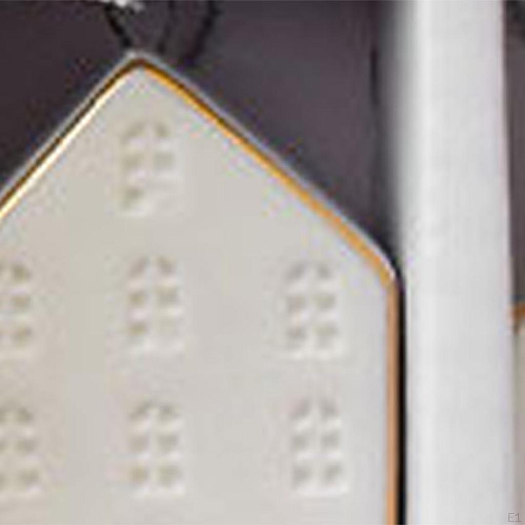 3 Pieces Christmas Mini House Pendant Hanging Creative Xmas Village Toy Decoration for