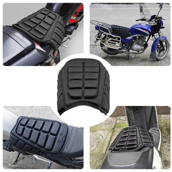 Universal Motorcycle Seat Protect Cushion, Breathable Motorcycle Seat Cover Seat Cushion, 3D Shock Absorption Accessories