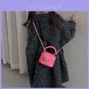 Minimalist Childrens Pu Bucket Bag With Chain Strap For Daily Use